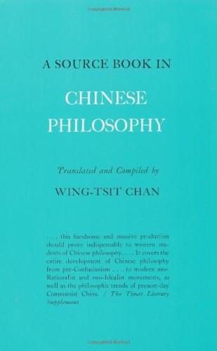 A Source Book in Chinese Philosophy