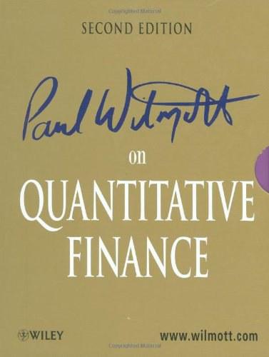 Paul Wilmott on Quantitative Finance 3 Volume Set