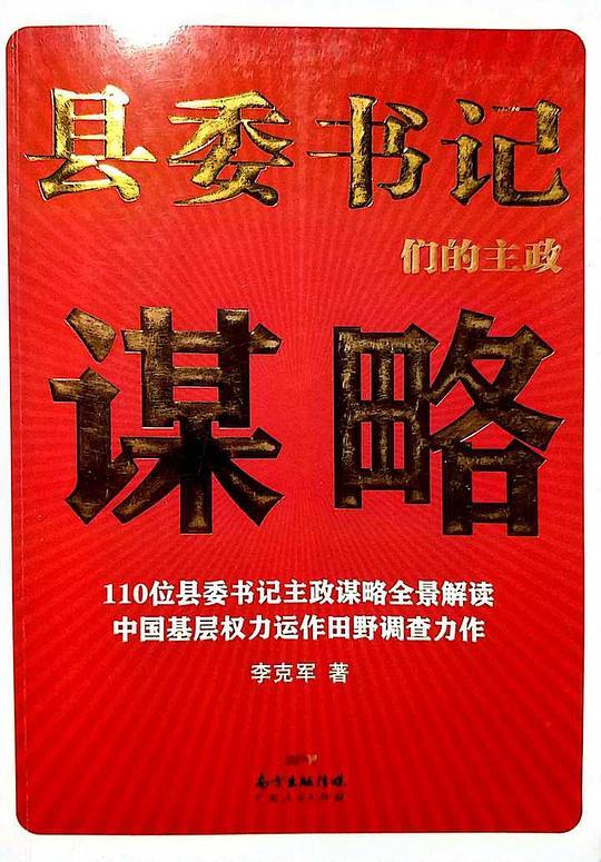 县委书记们的主政谋略