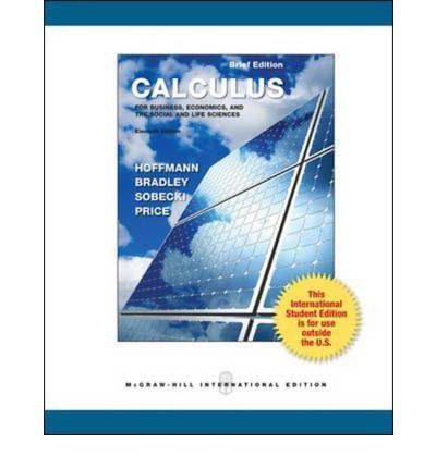 Calculus for Business, Economics and the Social and Life Sciences, Brief Version